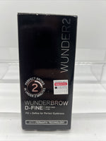 Wunder2 Wonderbrow D-Fine Brow Liner Gel Fill + Define Black Brown 0.10 Oz