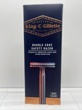 King C Gillette Double Edge Safety Razor 1 Razor 5 Blades Precision￼ Shave ￼