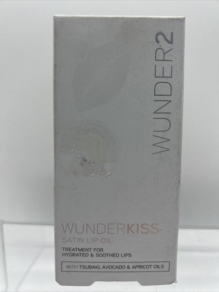 Wunder2 WunderKiss Satin Lip Oil .13Oz Lip Conditioning Moisture COMBINE SHIP