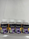 (4) Airborne Elderberry Immune Support Gummies 36 ct 12/23 50 Vitamin C/D/E/Zinc