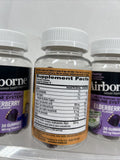 (4) Airborne Elderberry Immune Support Gummies 36 ct 12/23 50 Vitamin C/D/E/Zinc
