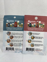 (2) 10 Days Medication Pill Bottle Dosage Reminder 4 Labels Stickers per Pack