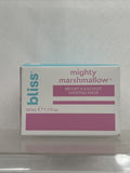 bliss Mighty Marshmallow Face Bright and Radiant Whipped Mask  1.7 fl oz New