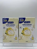 (2) SoftSoap Foaming Lemon Fizz 3 Refill Tablets Makes 24oz Gift Set