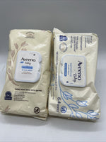 (2) Aveeno Baby Sensitive All Over Wipes, Fragrance-Free: 64 Wipes