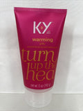 K-Y Warming Jelly Sensorial Personal Lubricant Glycol Based KY 5oz 8/23+