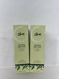 (2) Olive Brand Nourishing Rose,  Mulberry & JuJube Night Creme 1.52oz