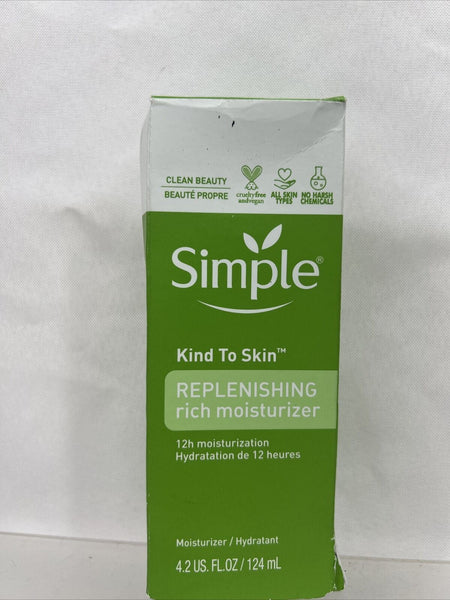 Simple Sensitive Replenishing Rich Moisturizer Vitamin Replenish 12H 4.2oz