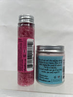 (2) Bella & Bear Unicorn Dreams Whipped Soap & Raspberry￼ Salt Bath Gift Set