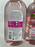 (2) Garnier SkinActive Micellar Cleansing Water Rose & Glycerin 23.7oz HUGE