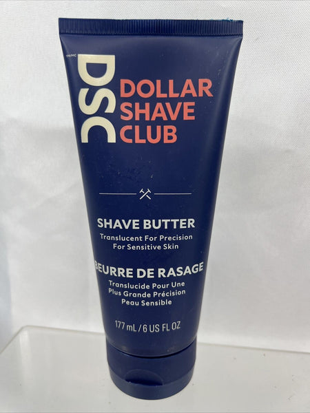 DSC Dollar Shave Club Shave Butter Translucent Precision Sensitive Face 6oz