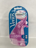 Gillette Venus Comfort Glide White Tea Razor Kit with 2 Cartridges