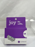 Joy Five-Bladed Razor Blades Refill Cartridges for Women, 4ct