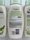 (3) Aveeno Positively Radiant Exfoliating Body Wash with Soy Extract, 18 Fl. Oz