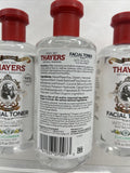 (3) Thayers Witch Hazel with Aloe Vera Alcohol-Free Toner Cucumber 12 oz.