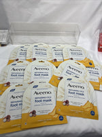 (11) Aveeno Repairing CICA Foot Mask Prebiotic Oat & Shea Butter 1 PairEa 1 Hand