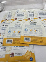(11) Aveeno Repairing CICA Foot Mask Prebiotic Oat & Shea Butter 1 PairEa 1 Hand