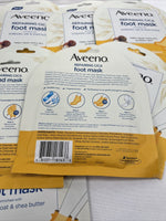 (11) Aveeno Repairing CICA Foot Mask Prebiotic Oat & Shea Butter 1 PairEa 1 Hand