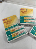 (3) (2-Pack) Burt's Bees MEDICATED 100% Natural Moisturizing Lip Balms