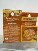 (2) Burt's Bees Orange Blossom & Pistachio 100% Lip Butter Tin Balm COMBINE SHIP