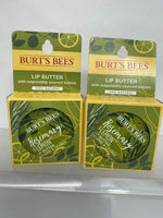 (2) Burt's Bees Rosemary & Lemon 100% Lip Butter Tin Balm COMBINE SHIP