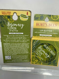 (2) Burt's Bees Rosemary & Lemon 100% Lip Butter Tin Balm COMBINE SHIP