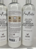 (3) Shea Moisture Daily Hydration Body Lotion Fair Trade Virgin Coconut Oil 16oz