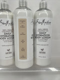 (3) Shea Moisture Daily Hydration Body Lotion Fair Trade Virgin Coconut Oil 16oz