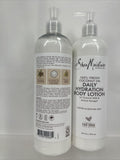 (2) Shea Moisture Daily Hydration Body Lotion Fair Trade Virgin Coconut Oil 16oz