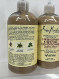 (2) Shea Moisture Jamaican Black Conditioner W/ Castor Oil  13 Oz Ea