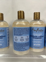 (4) Shea Moisture Manuka Honey & Yogurt Hydrate & Repair Shampoo 13 oz