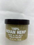 (3) Kuza 100% Indian Hemp Hair & Scalp Treatment 8oz Smooth Soften & Moisturize
