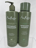 (4) Shea Moisture Men 15oz Refreshing Shampoo & Conditioner ￼ 15oz