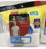 (2) Mens XL Hanes Tagless TShirts 3 Pack White 46-48”Comfort Soft Wicking 2135D3