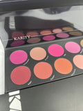 Karity Blush & Bronze Palette - 10 Richly Pigmented & Blendable Shades Bronzer