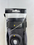 3M Futuro Knee Hinged Brace Black Firm Support Adjustable Size Stabilizer 48579