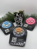 (3) Da Bomb Bath Body Scrub 4oz Almond Cake Candy Bling Stocking Stuffer Gift Se