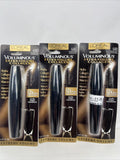 (3) L'Oreal 680 Blackest Black Voluminous Extra-Volume Collagen Washable Mascara