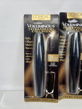 (3) L'Oreal 680 Blackest Black Voluminous Extra-Volume Collagen Washable Mascara