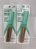 (2) 300 Medium Almay Clear Complexion Target Concealer Salicylic Acid Calm