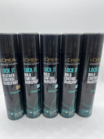 (5) Loreal Lock it Bold Control Hair Spray Weather QuickDry Extra Strong Hold #4