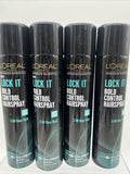 (5) Loreal Lock it Bold Control Hair Spray Weather QuickDry Extra Strong Hold #4