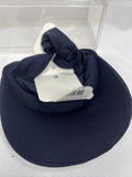Scunci Everyday &Active Comfy Stretch sporty Visor Headwrap NAVY NO Elastics