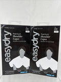 (8) Vytal Easydry Premium Shoulder Capes, 22" x 30" ￼3 Ct White Absorbent 24ttl
