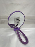 Scunci Handheld Mirror 1x & 5x ￼ Magnification Desktop MakeUp Tweeze Purple￼￼