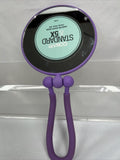 Scunci Handheld Mirror 1x & 5x ￼ Magnification Desktop MakeUp Tweeze Purple￼￼