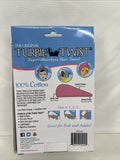 The Original Turbie Twist 100% Cotton Hair Towel White Classic Perfect Size