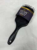 Donna Paddle Brush Large 736 Black Classic Large Cushion Dial Smooth Finish