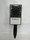 The Hair Edit Detangle & Massage Flexible Vent Brush Lightweight Black