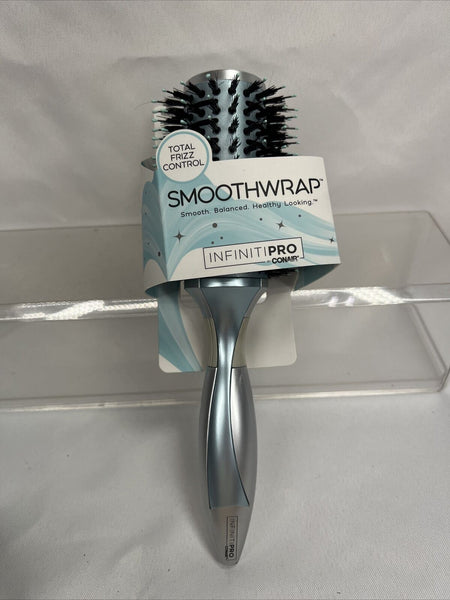 Conair Infiniti pro smooth wrap Thermal Ceramic Round Brush Volume Frizz Control